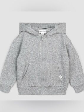 Miles Baby Gray Zip Up Sweatshirt size 2 years
